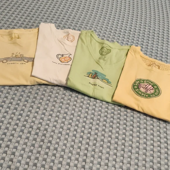 Life Is Good Cream Women's T-Shirt - Picture 1 of 9